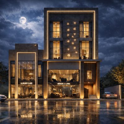 تجاري اداري ثلاث ادوار وميزانين بحي الريان بمدينة تبوك (2)