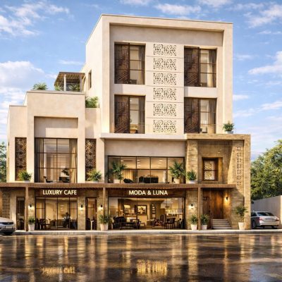 تجاري اداري ثلاث ادوار وميزانين بحي الريان بمدينة تبوك (4)