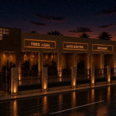 مشروع خدمات سيارات بحي التعاون بمدينة تبوك (12)