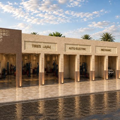 مشروع خدمات سيارات بحي التعاون بمدينة تبوك (7)