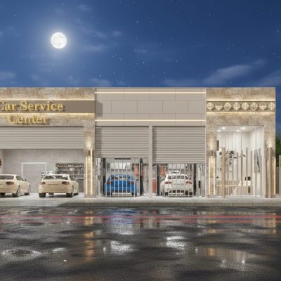 مشروع خدمات سيارات بحي الفيصلية الشمالية بمدينة تبوك (3)