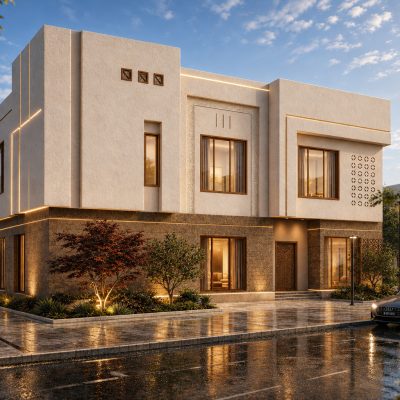 مشروع سكني دورين وملحق بحي النخيل 1408 بمدينة تبوك (3)